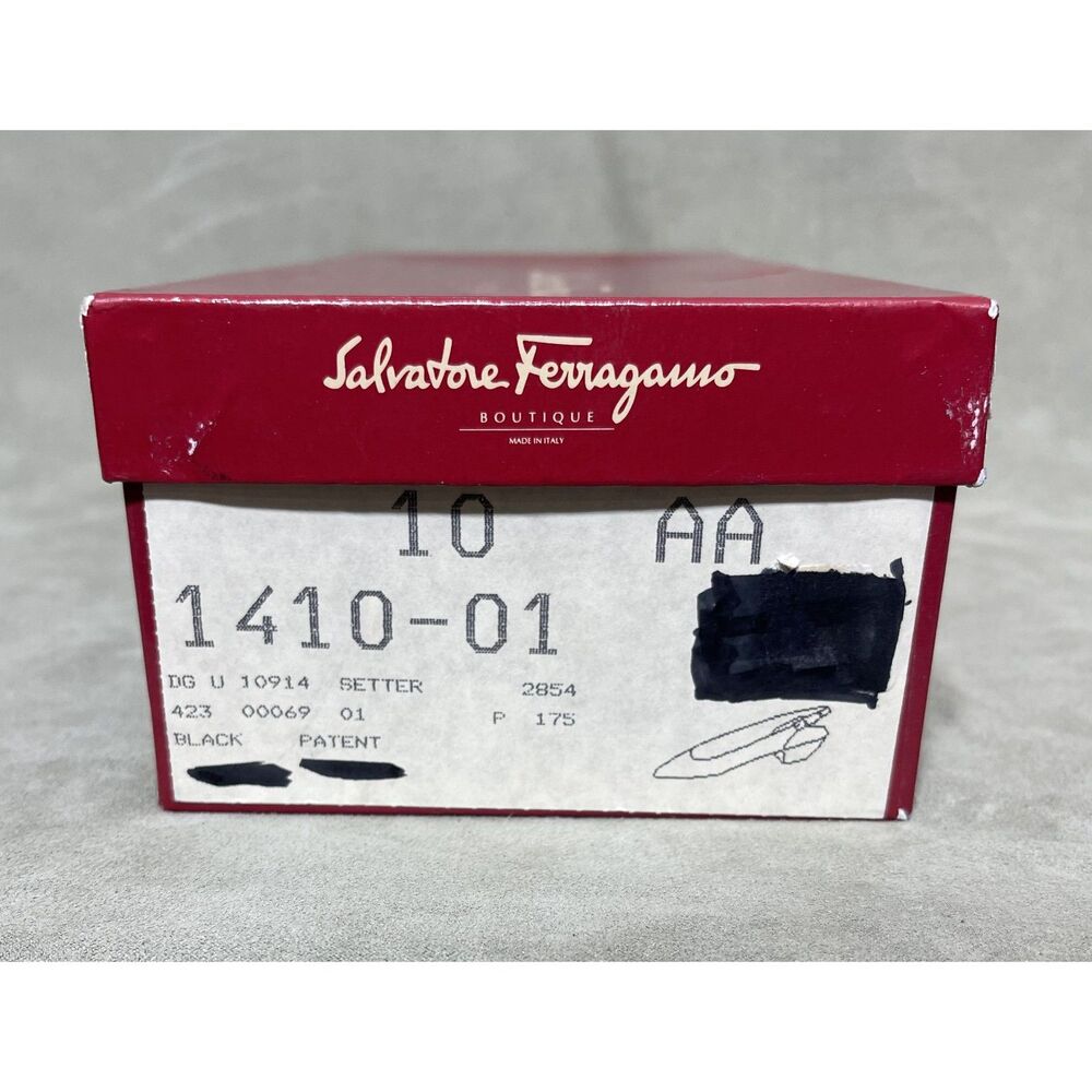 Salvatore Ferragamo Leather Slingback Pumps - Size 10 - Picture 3 of 3